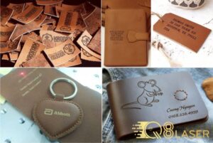 Cắt da bằng laser cnc theo yêu cầu