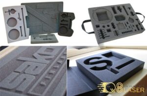 Cắt khắc mút xốp bằng laser