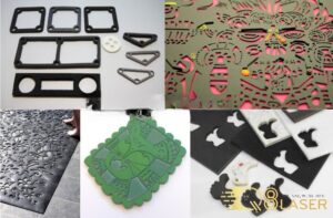 Cắt khắc trên nhựa cao su