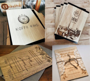 Khắc logo trên gỗ bằng laser giá rẻ